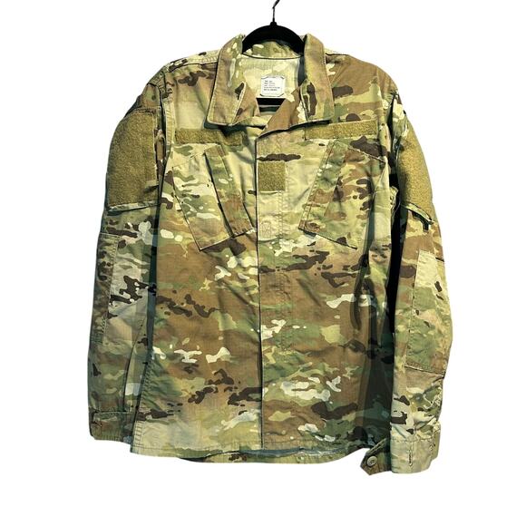 Military Camo Shirt Field Jacket Size Small Long Tactical Gorpcore Utility - Picture 1 of 6
